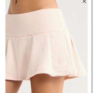 FP Movement Sprint to the Finish Cotton Blend Fleece Miniskirt Set Size Medium